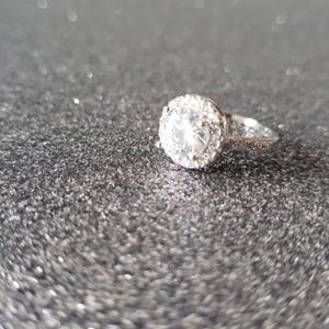 Zirconia Crystal Diamond Ring